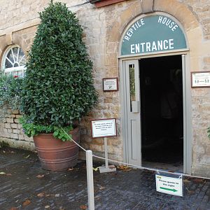 Reptile House Entrance at Cotswold, October 31st 2020