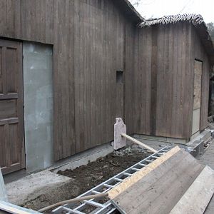 Chaco peccary house - foundation for an aviary