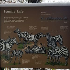 Pittsburgh Zoo - Zebra sign