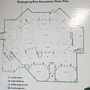Pittsburgh Zoo - Primate building map