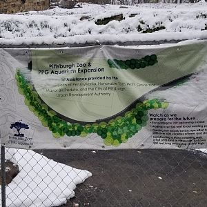 Pittsburgh Zoo - Expansion sign