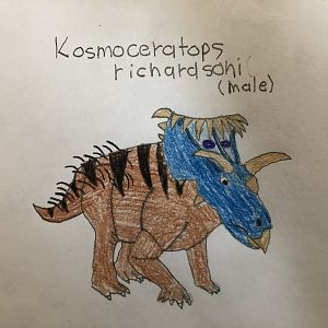 Kosmoceratops richardsoni male