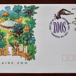 Adelaide Zoo (1994) - Pre-stamped Envelope