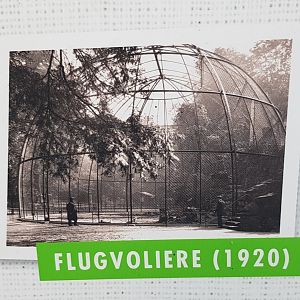 Birds of prey aviary, built in 1920