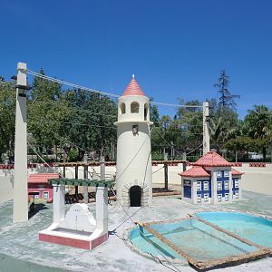 Japanese macaque exhibit