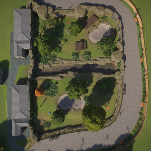 Overhead View of Predator-Prey Habitat