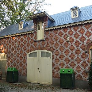 Late 19th century stable building - Currently off-show animal building, 2020-09-16