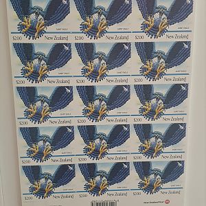 Haast's Eagle stamp art, Nelson Provincial Museum