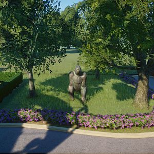 Entrance Path left Side