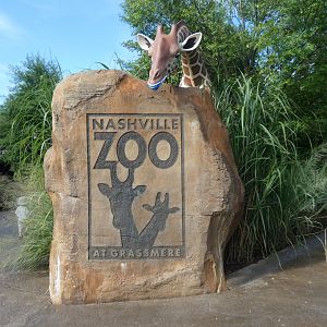Nashville Zoo Entrance Sign