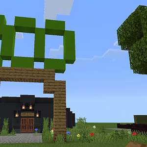 Minecraft zoo enterance