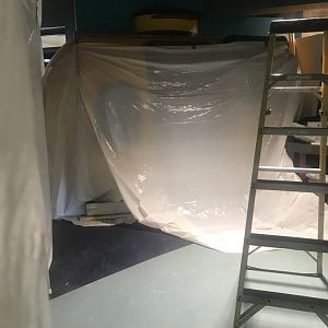 Aquatics building- construction on new aquariums