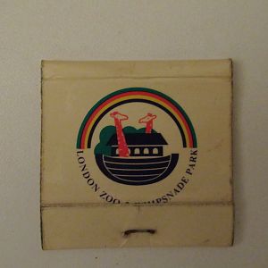 1970s London Zoo Book Matches