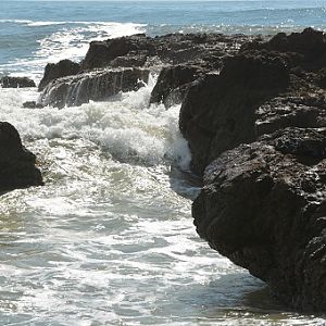Rocky area - Blackhead beach