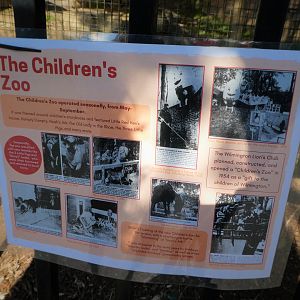 New Historic Signs - The Children's Zoo