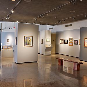art gallery (pastel exhibition)