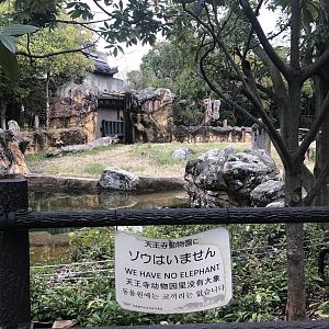 Asian elephant exhibit