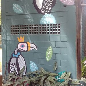 King vulture mural / art