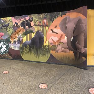 SDZSP entrance mural
