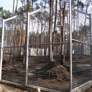 New tiger enclosure under constuction