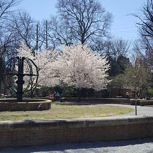 Philly - Sitting area, with globe they use during christmas show