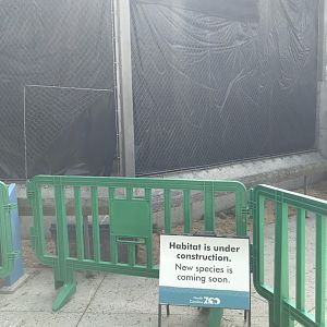 North Carolina Zoo: Old Peregrine Falcon Exhibit Under Renovations