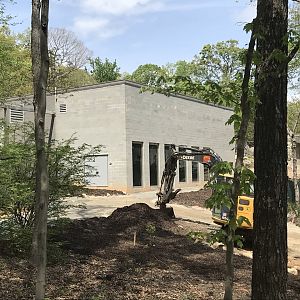 North Carolina Zoo: Baboon Housing Construction
