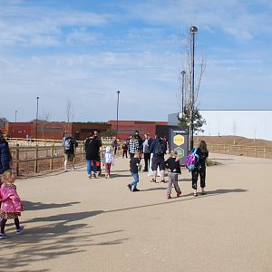 Entrance Approach at Yorkshire WP, 18th April 2021