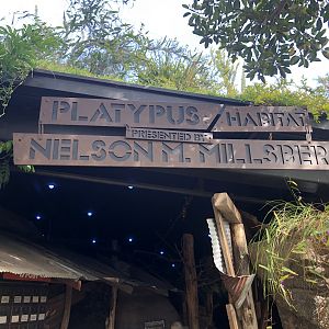 New-ish Platypus exhibit sign