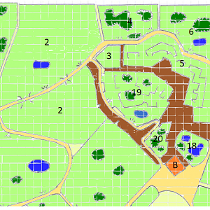 Map of North Asian Zone
