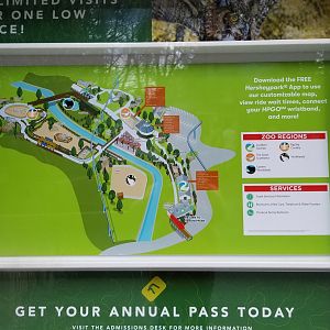 ZooAmerica - New map signs