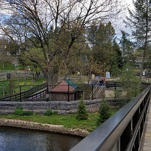ZooAmerica - Pronghorn L, long-eared owl C, prairie dog R