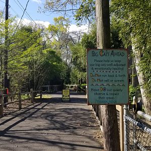 Cohanzick Zoo - Cat sign