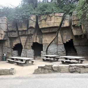 Grotto the stairs lead to