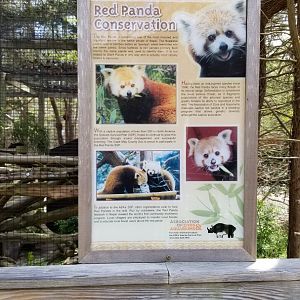 Cape May - Red Panda conservation sign