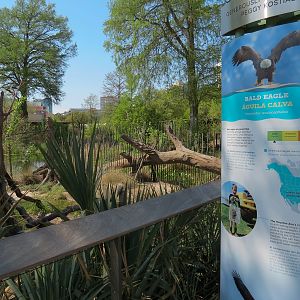 Texas Wetlands - Bald Eagle Exhibit - Sign