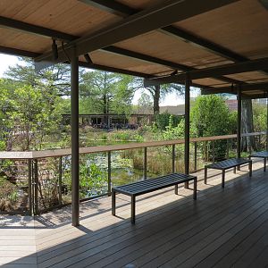 Texas Wetlands - Whooping Crane Exhibit - Viewing Shelter