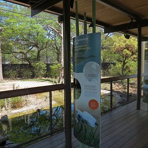 Texas Wetlands - Whooping Crane Exhibit - Viewing Shelter - Signs