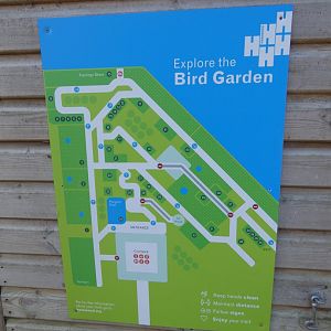Map of bird gardens
