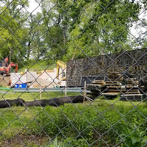 Brandywine Zoo - Construction by entrance