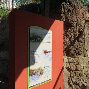 Pantanal - Mixed Species Exhibit - Viewing Shelter Species Sign