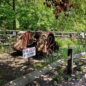 Bergen County Zoo - Farm equipment