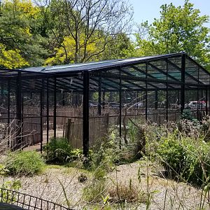 Bergen County Zoo - Walk-through aviary next to farm (closed)