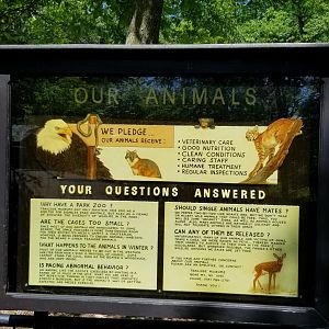 Bear Mountain - FAQ sign