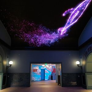 Train-themed Entrance Hall