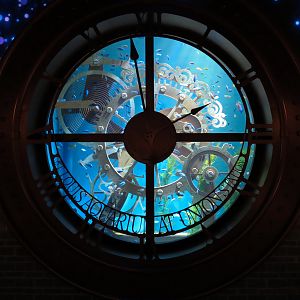 Train-themed Entrance Hall - Cichlid Exhibit