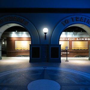 Train-themed Entrance Hall