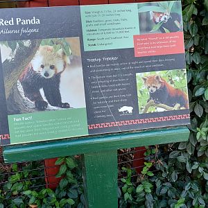Red Panda Signage