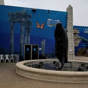 Long Island Aquarium - Humpback statue