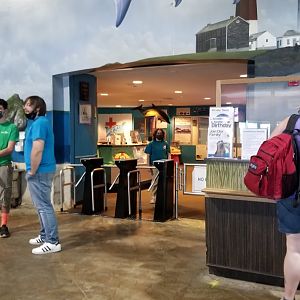 Long Island Aquarium - Exit, next to ticket booth
